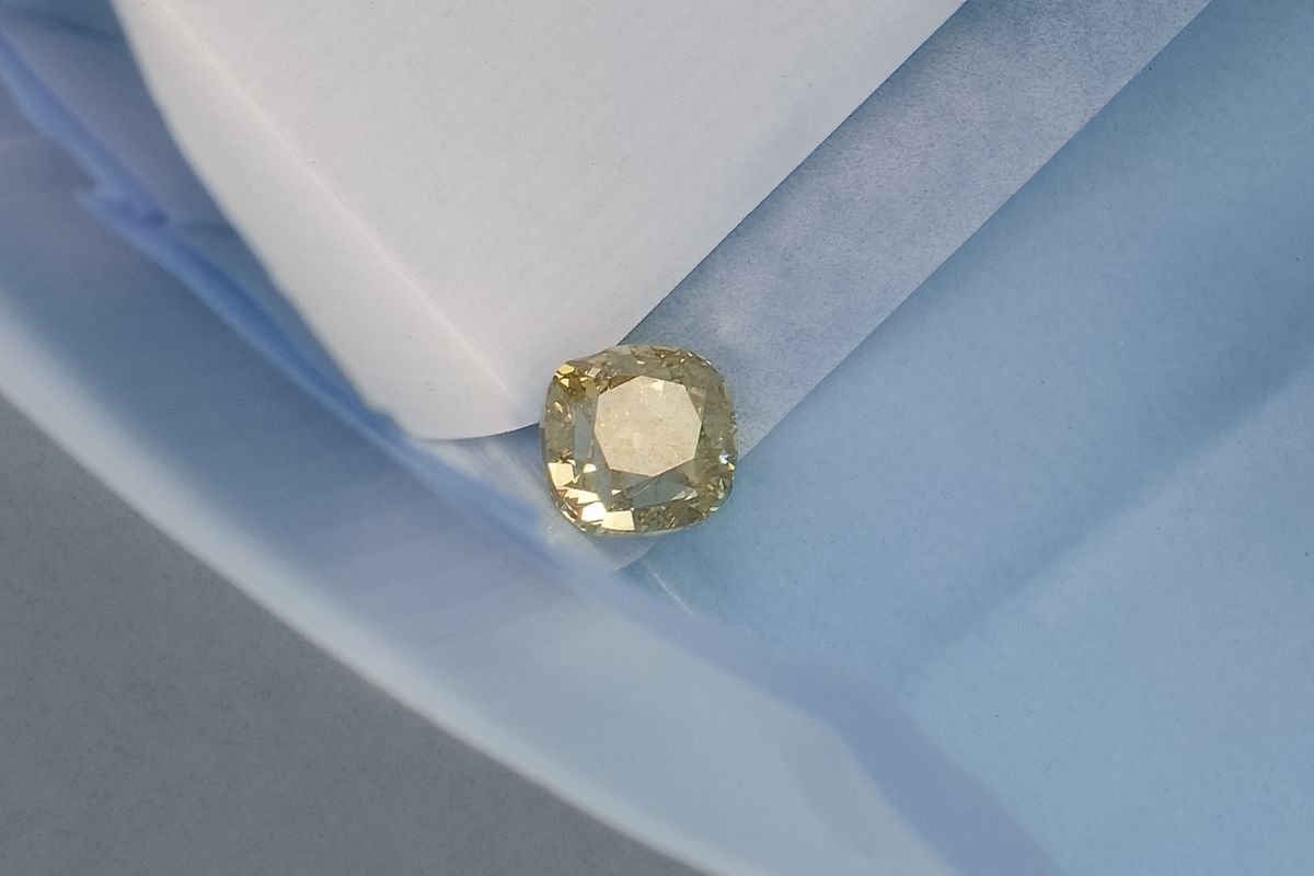 Precious stones considered as possible beginnings for a new bespoke piece