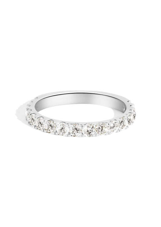 The Myriad Cultured Diamond 18ct White Gold Band