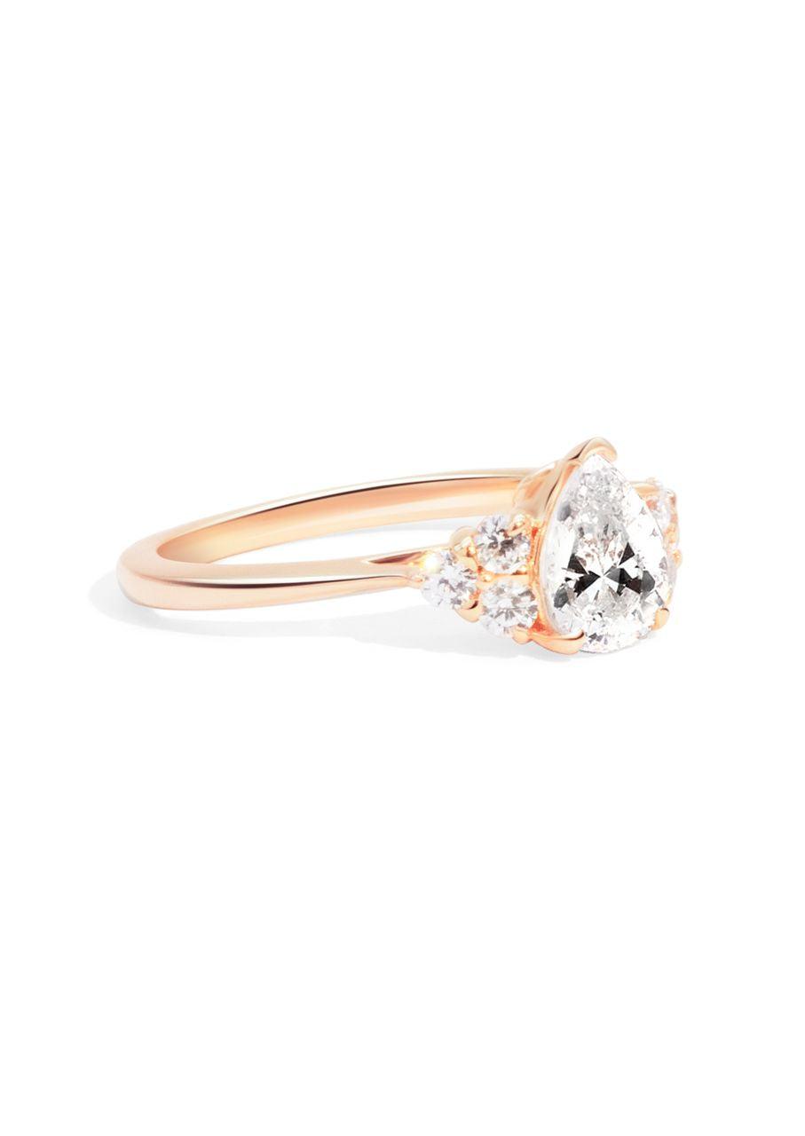 The Ivy Rose Gold Cultured Diamond Ring - Molten Store