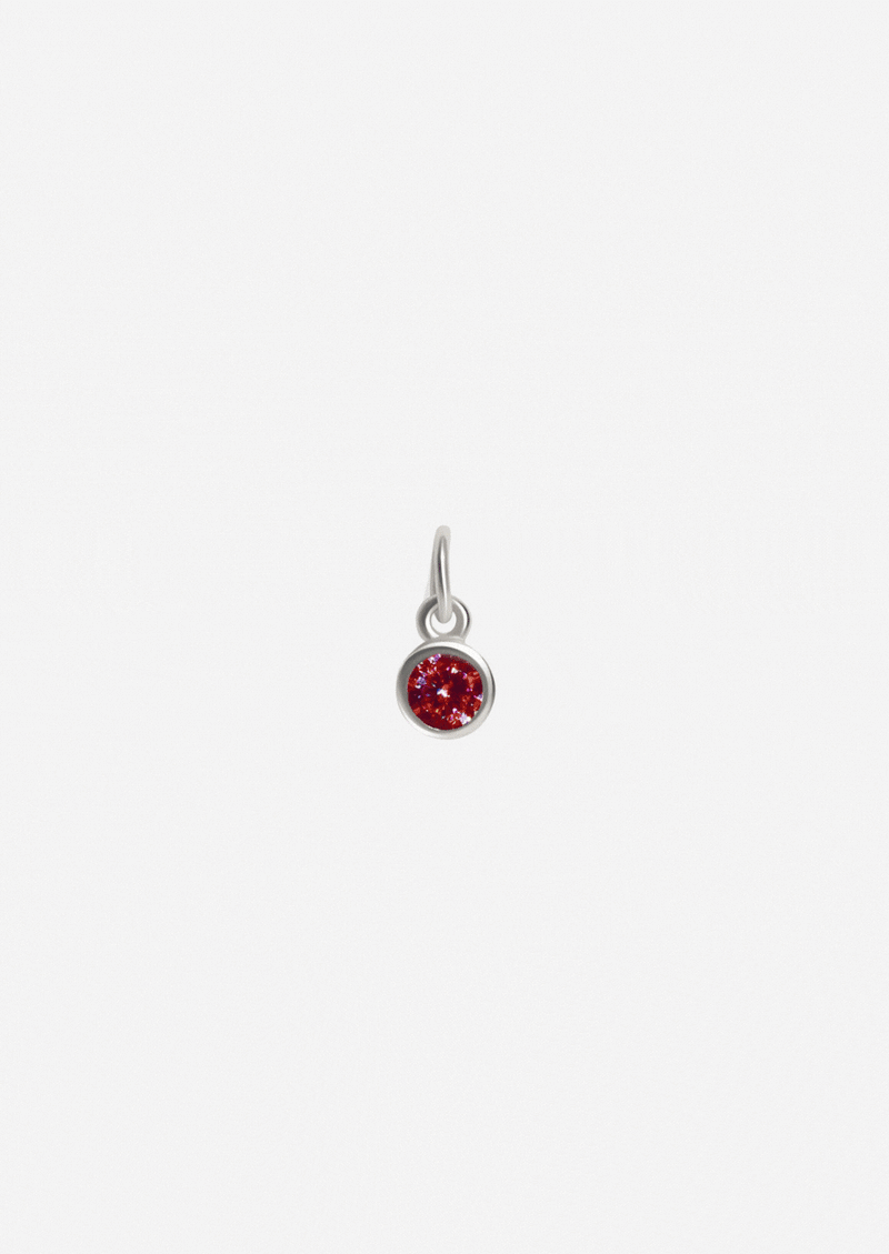 The Baby Fête Sterling Silver Birthstone Pendant
