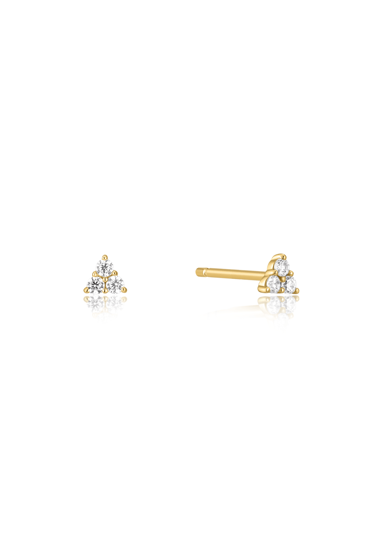 The Posy Topaz 14ct Gold Vermeil Stud Earrings - Molten Store