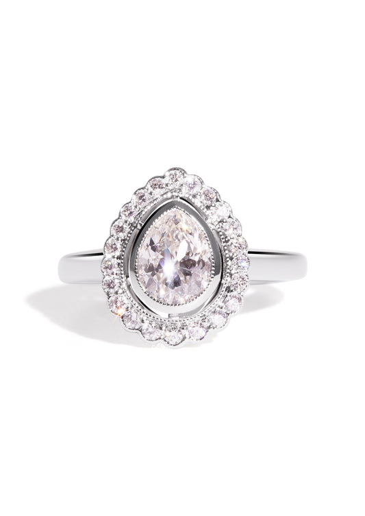 The Tallulah Ring with 1.43ct Pear Diamond