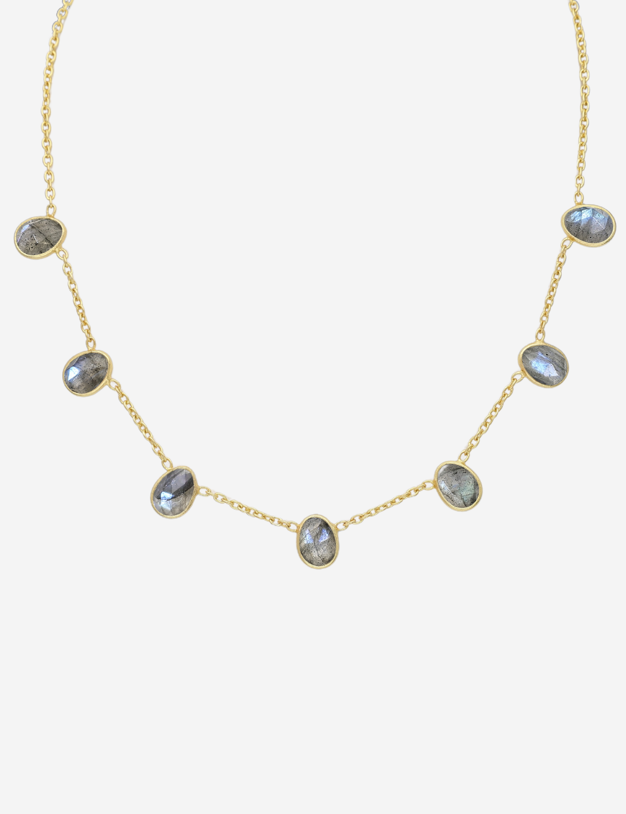 The Incanto Labradorite 18ct Gold Vermeil Necklace