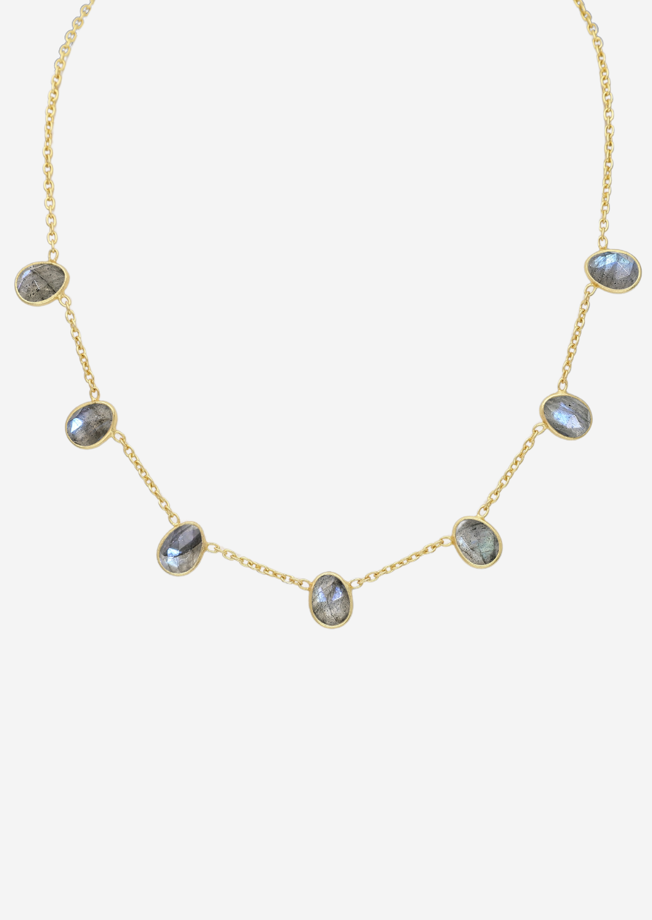 The Incanto Labradorite 18ct Gold Vermeil Necklace