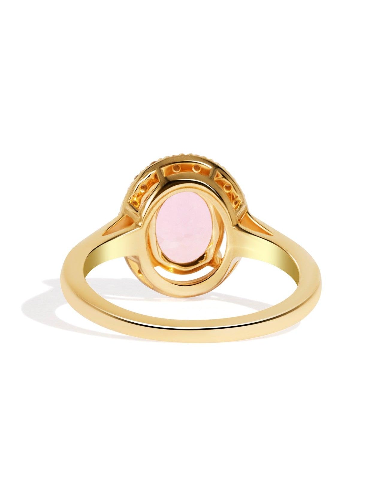 The Iris Ring with 2.29ct Oval Morganite - Molten Store