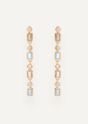 The Terrazza Statement Drop Earrings in Sorbet by Molten Store