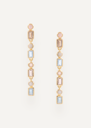 The Terrazza Statement Drop Earrings in Sorbet by Molten Store