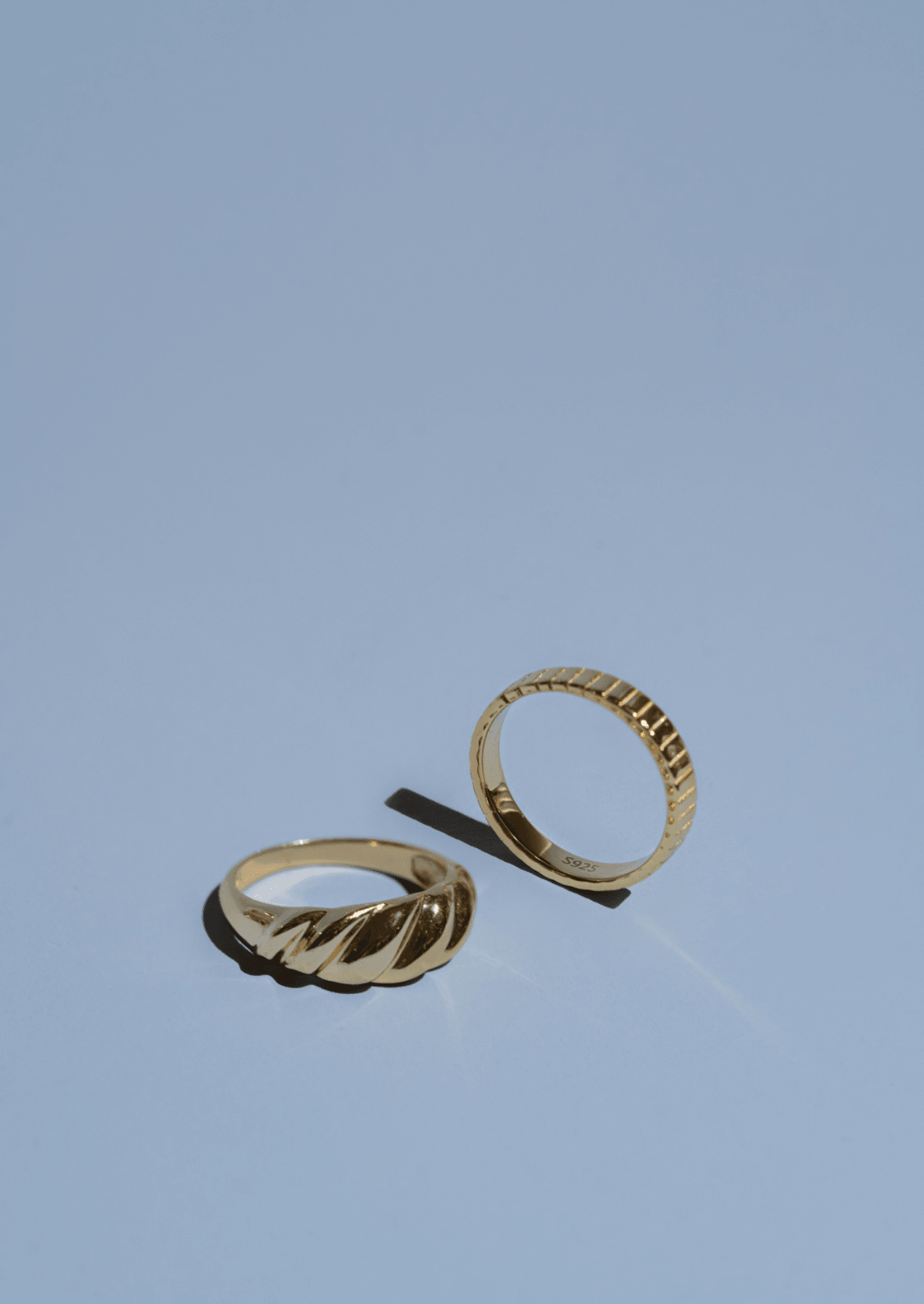 The Horizon 14ct Gold Vermeil Ring - Molten Store