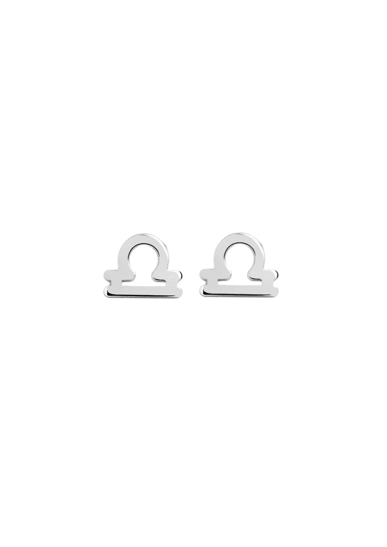The Zodiac Silver Stud Earrings - Molten Store