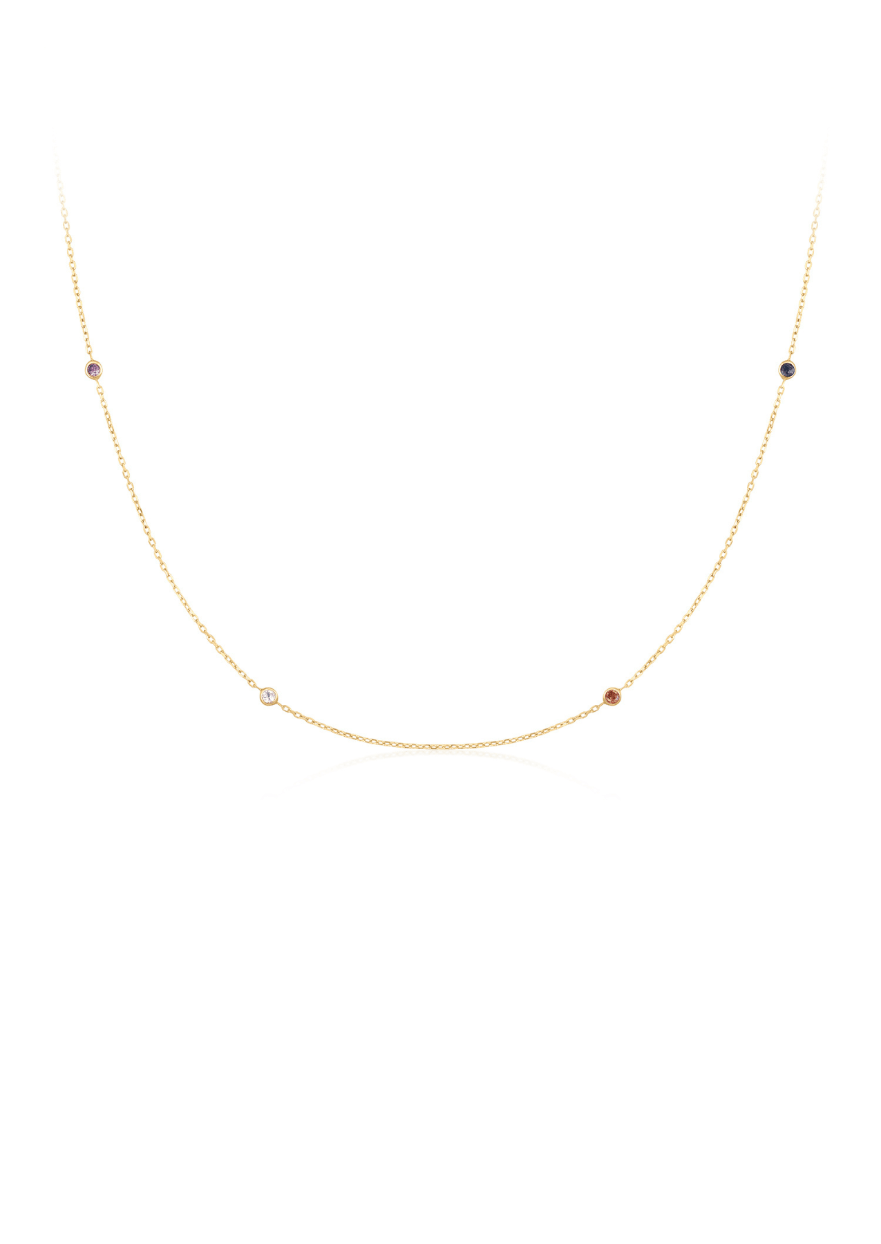 The Festoon 14ct Solid Gold Necklace - Molten Store