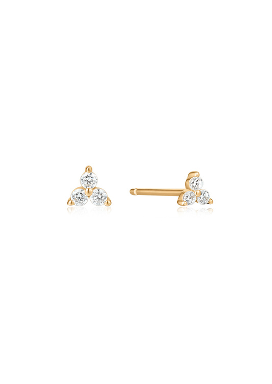 The Serendipity Diamond 14ct Solid Gold Stud Earrings