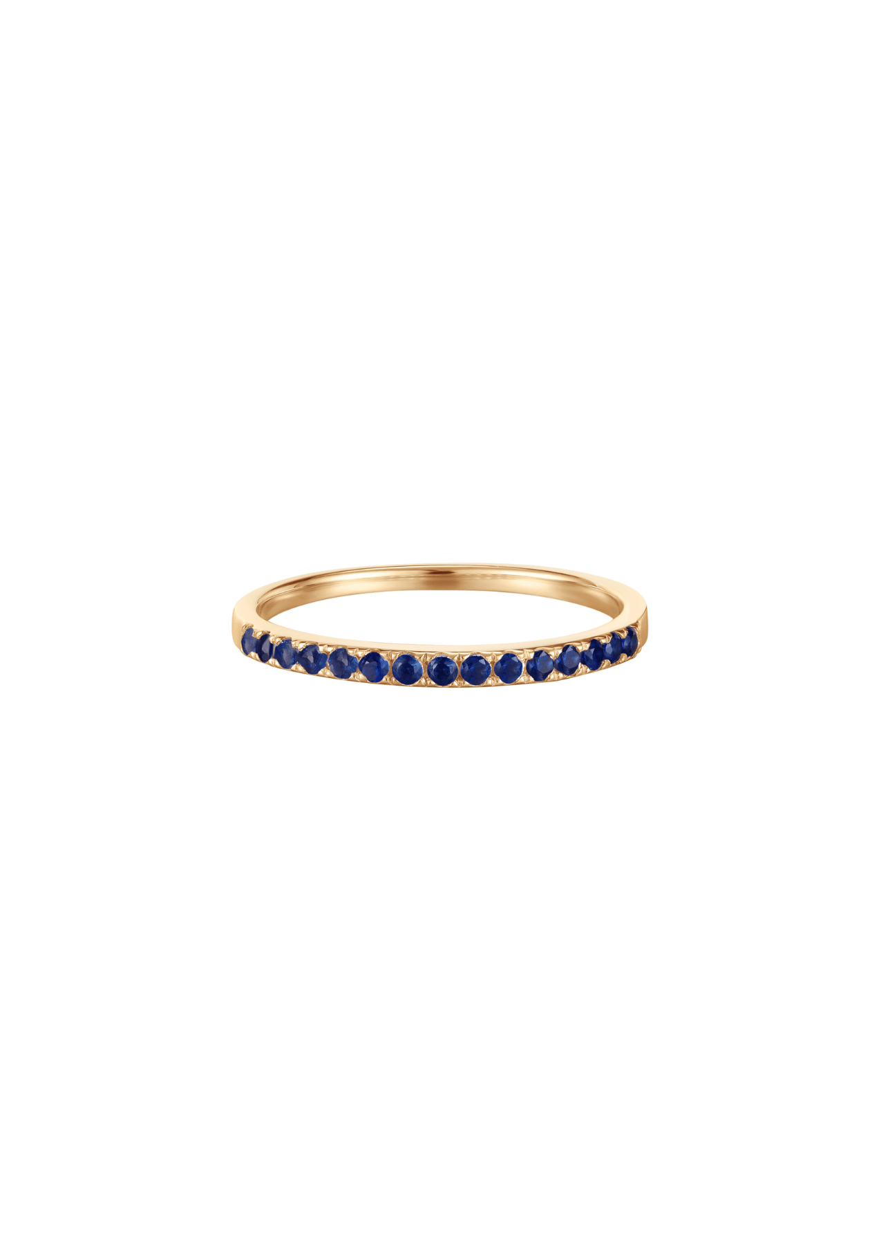 The Midnight Sapphire 14ct Solid Gold Ring - Molten Store