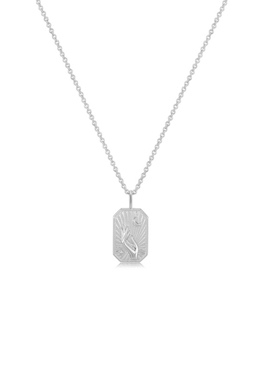 The Luna Silver Pendant Necklace