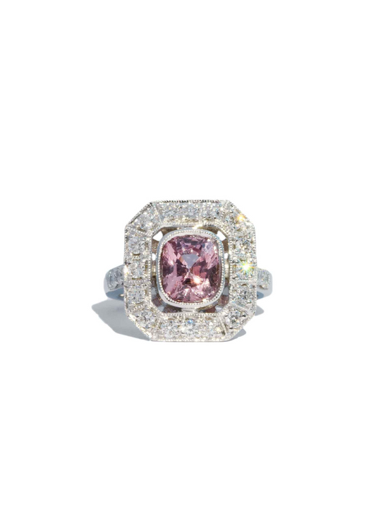 The Sadie Ring with 2.78ct Plum Spinel