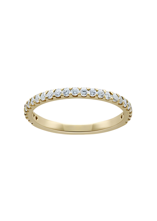 The Half Eternity Diamond 9ct Solid Gold Band