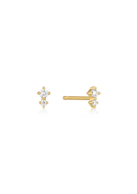 The Sundown Topaz 14ct Gold Vermeil Stud Earrings - Molten Store