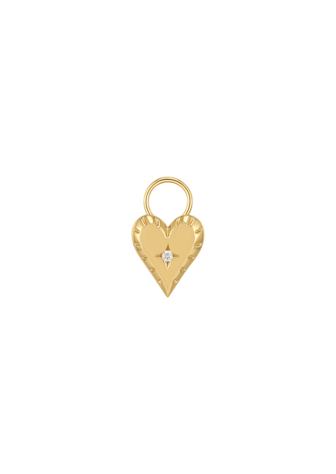 The Lovers Topaz 14ct Gold Vermeil Charm - Molten Store