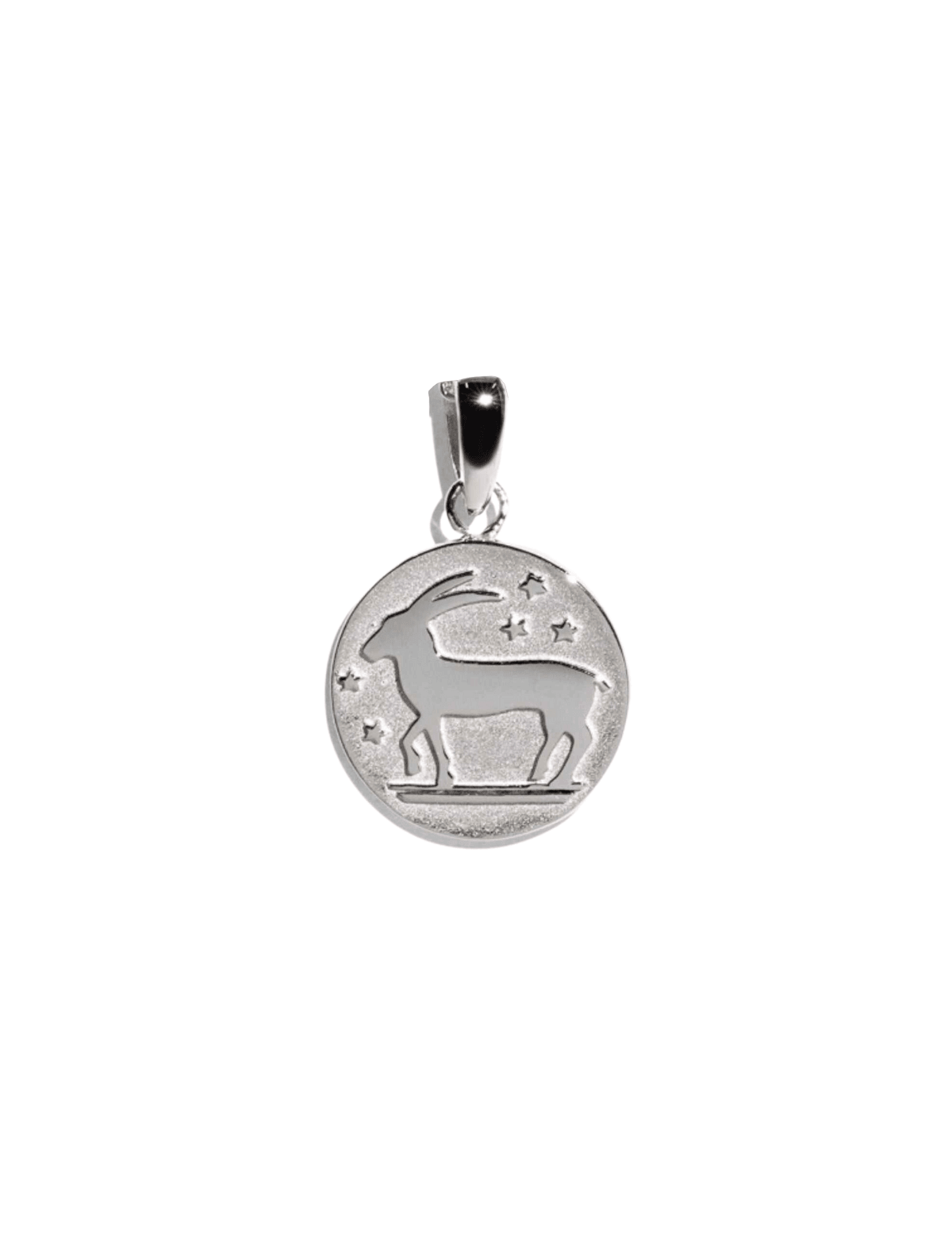 The Capricorn Zodiac Silver Pendant - Molten Store