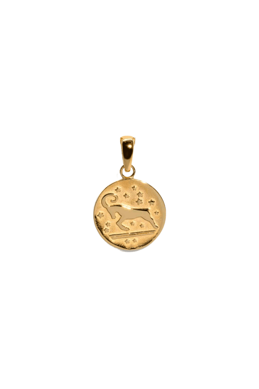 The Aries Zodiac 18ct Gold Vermeil Pendant - Molten Store