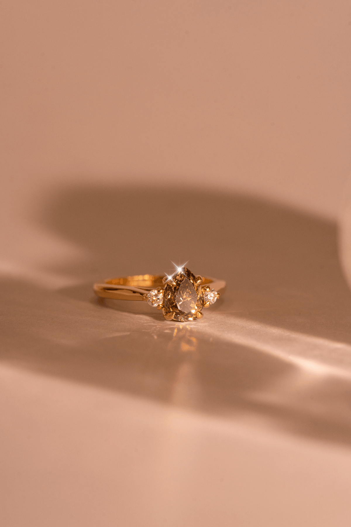 The Ada 1.84ct Cognac Diamond Ring