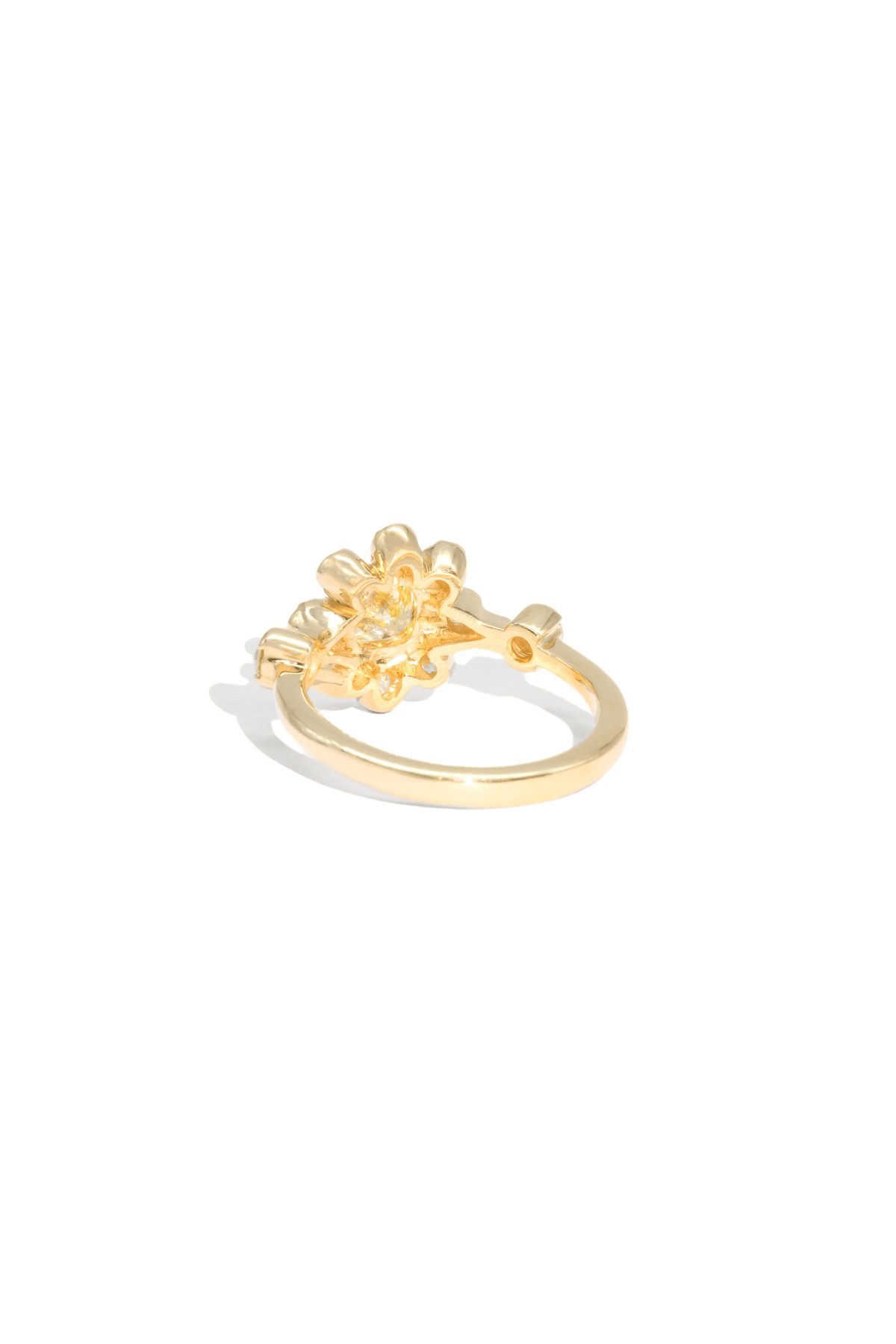The Flora 1ct Yellow Diamond Ring