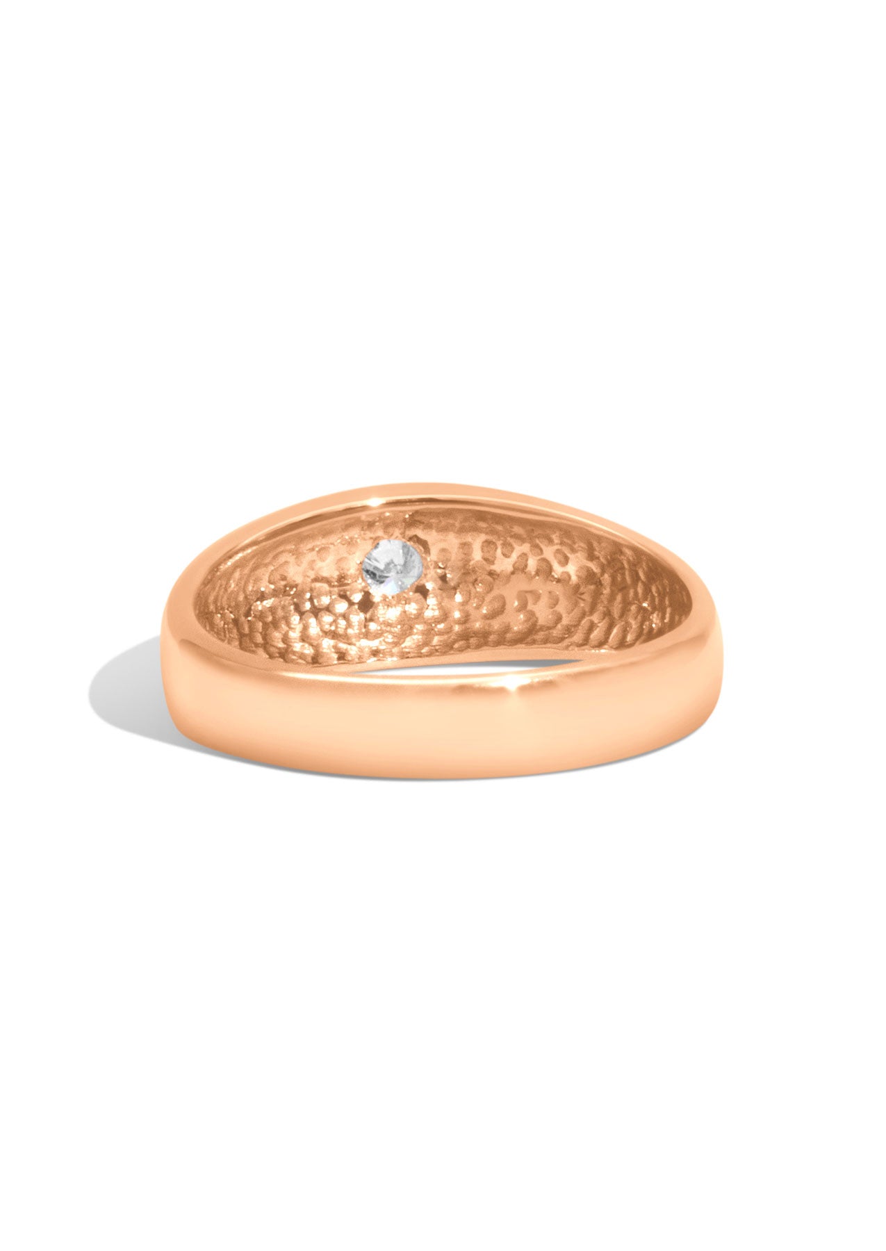 The Astra Rose Gold Signet Ring