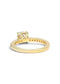 The Juliette Yellow Gold Cultured Diamond Ring - Molten Store