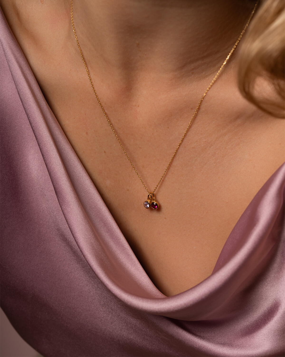 The Fête Pendant Duo & Glimmer Necklace