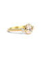 The Beatrice Ring with 0.7ct Oval Cultured Diamond