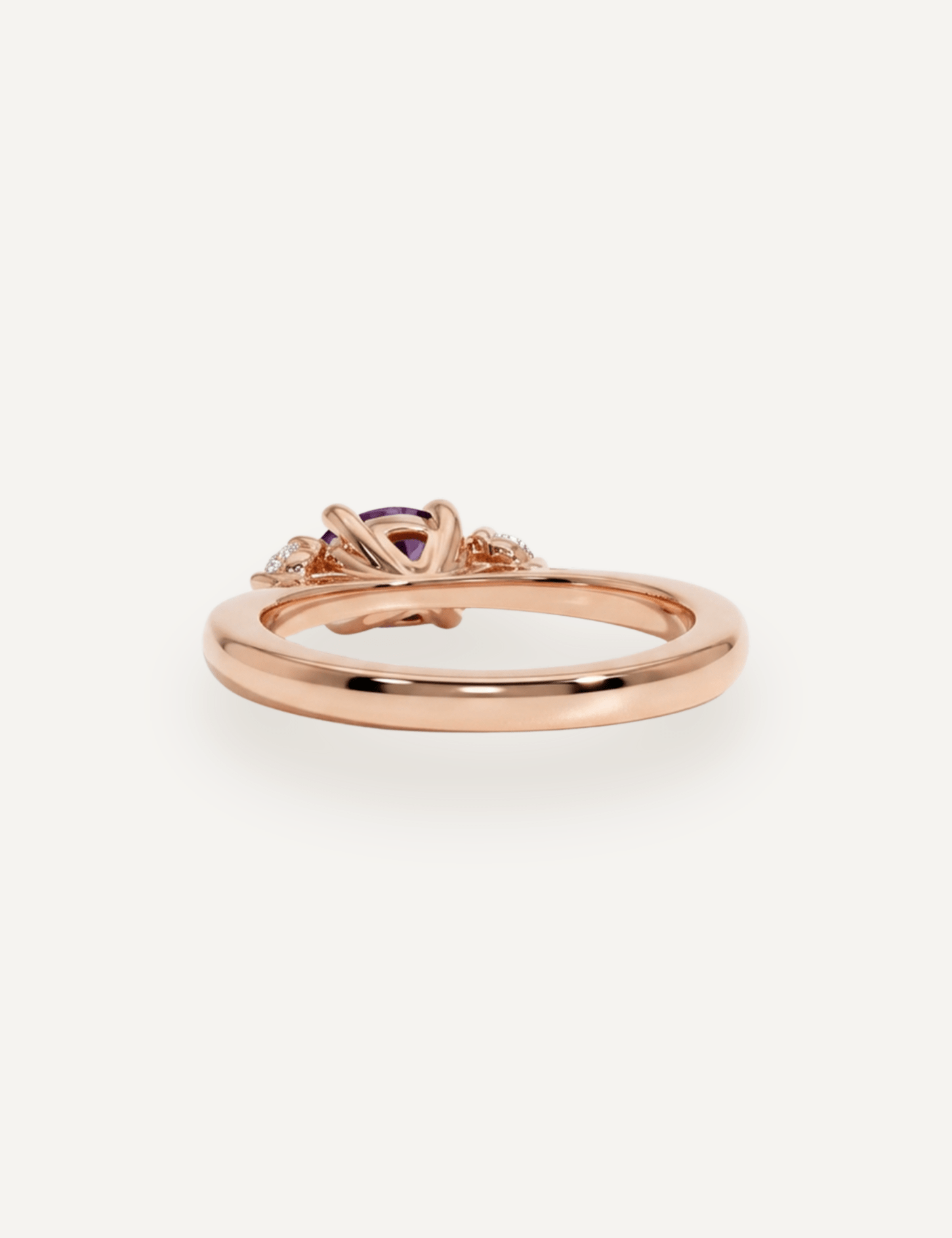 The Ada Ring with 0.80ct Oval Lilac Sapphire - Molten Store