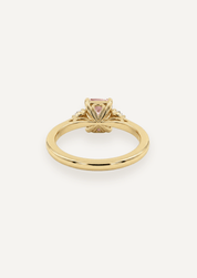 The Ada Ring with 0.9ct Emerald Morganite - Molten Store