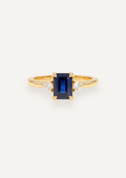 The Ada Ring with 1.23ct Emerald Sapphire - Molten Store