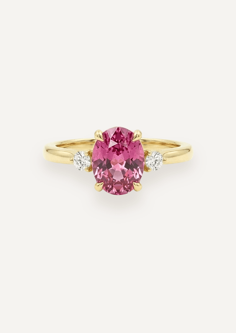 The Ada Ring with 2.5ct Oval Cut Spinel