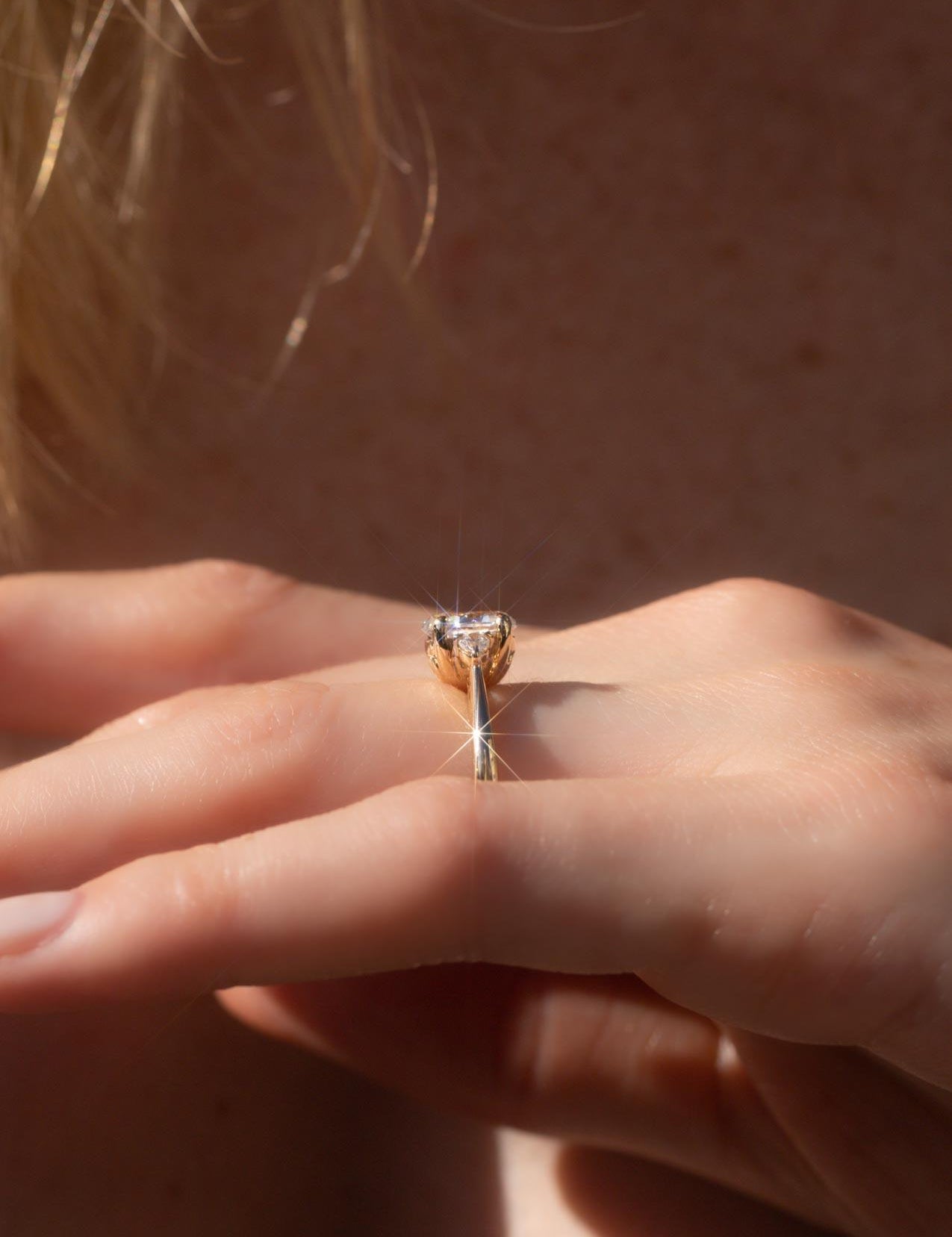 The Ada Yellow Gold Ring Setting - Molten Store