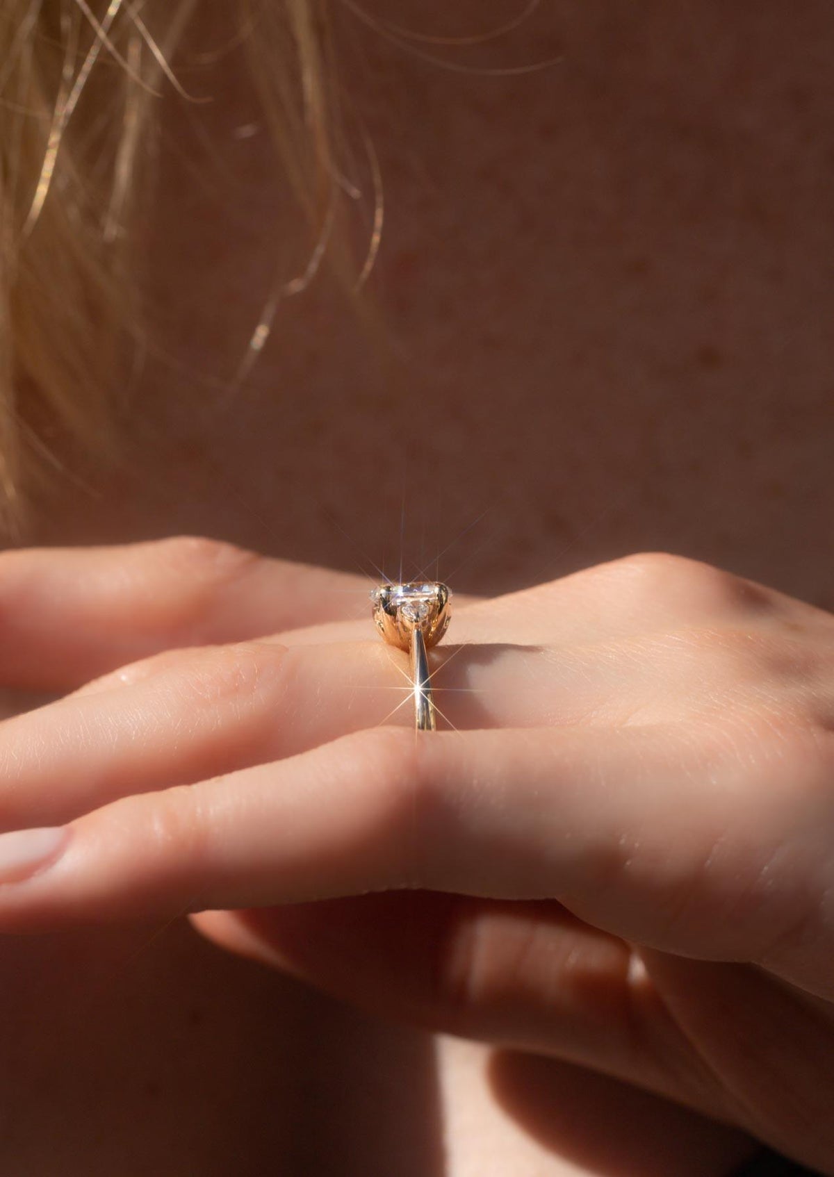 The Ada Yellow Gold Ring Setting - Molten Store