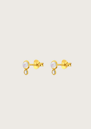 The Aether 14ct Gold Vermeil Stud Earrings - Molten Store