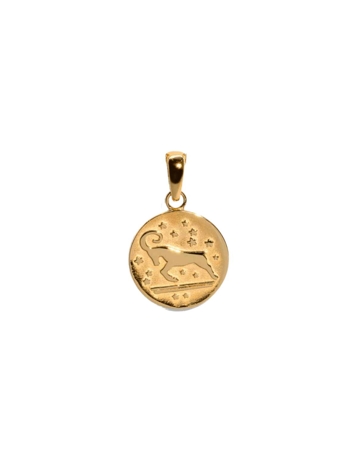 The Aries Zodiac Gold Vermeil Pendant - Molten Store