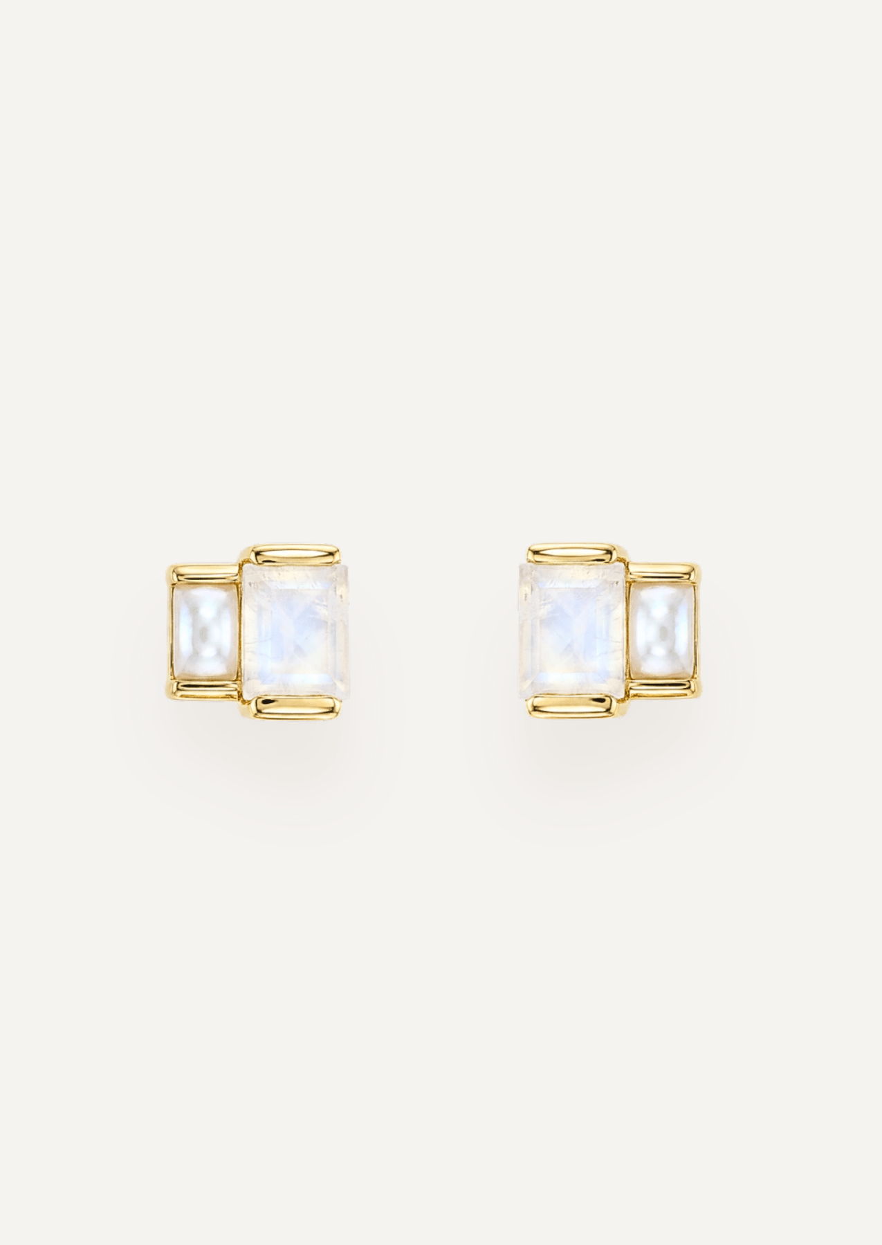 The Arietta Geometric Stud Earrings in Prism - Molten Store