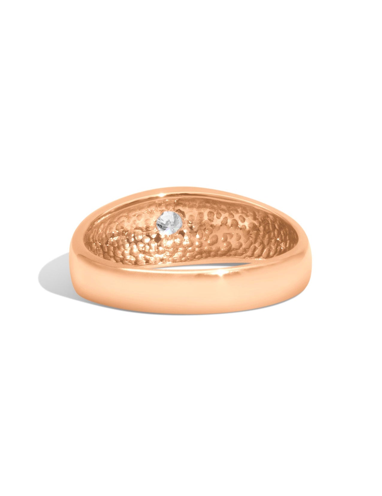 The Astra Rose Gold Signet Ring - Molten Store