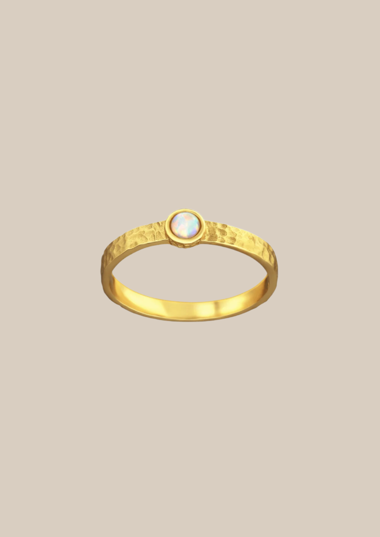 The Athenian 14ct Gold Vermeil Ring - Molten Store