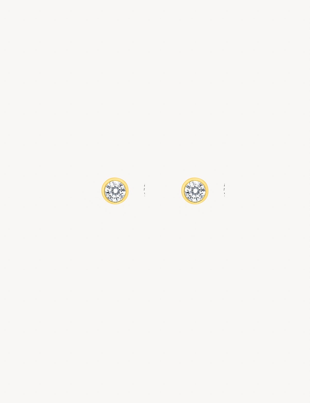 The Aura 9ct Gold 0.40ct Diamond Stud Earrings - Molten Store