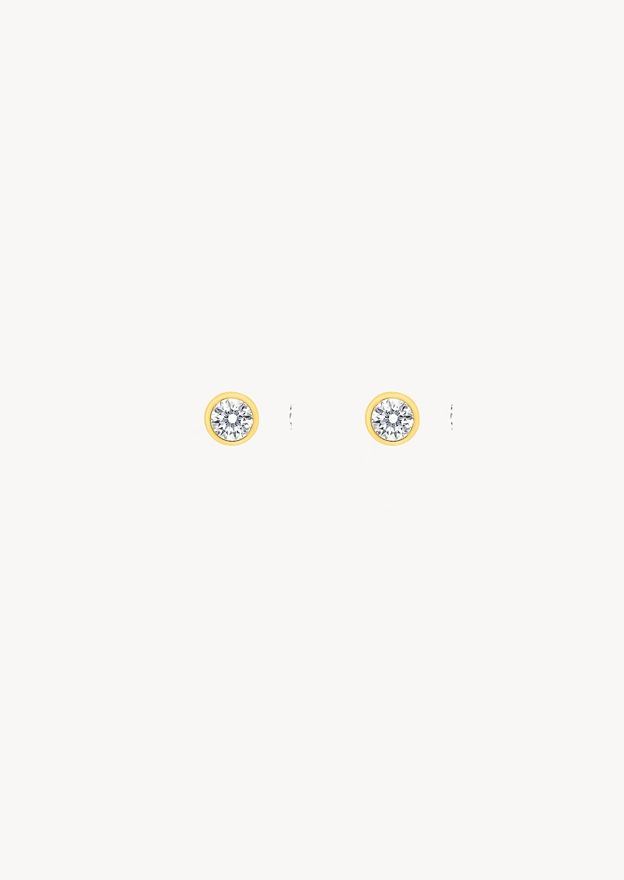 The Aura 9ct Gold 0.40ct Diamond Stud Earrings - Molten Store