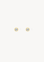 The Aura 9ct Gold 0.40ct Diamond Stud Earrings - Molten Store