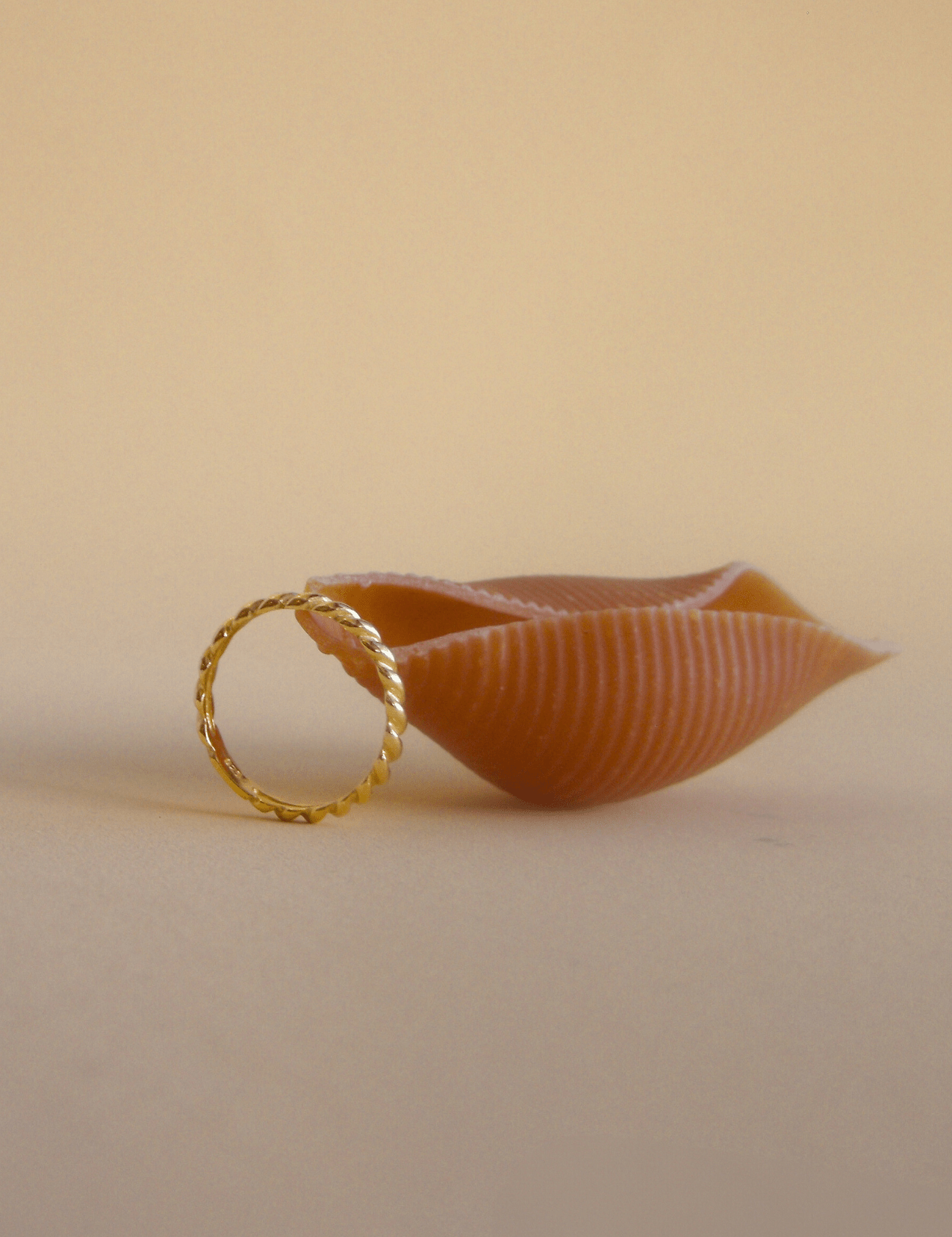 The Baguette 14ct Gold Vermeil Ring - Molten Store