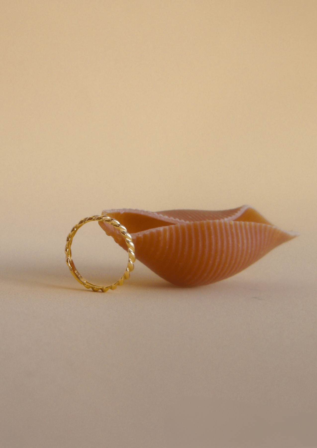The Baguette 14ct Gold Vermeil Ring - Molten Store