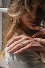 The Banks Ring with Emerald Cut Diamond - Molten Store