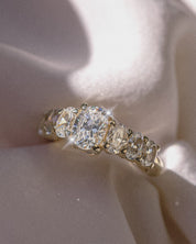The Banks Ring with Oval Diamond - Molten Store