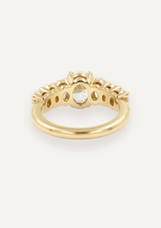 The Banks Ring with Oval Diamond - Molten Store