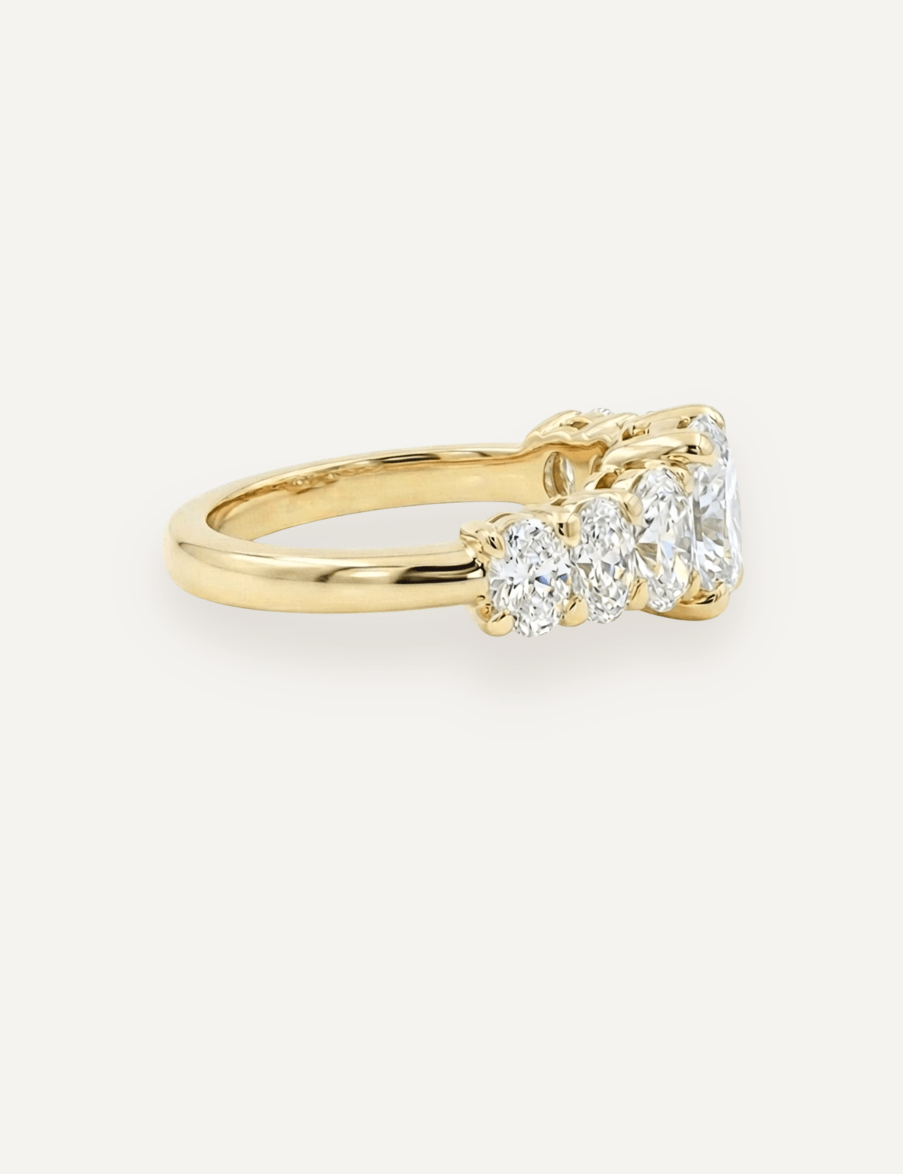 The Banks Ring with Oval Diamond - Molten Store