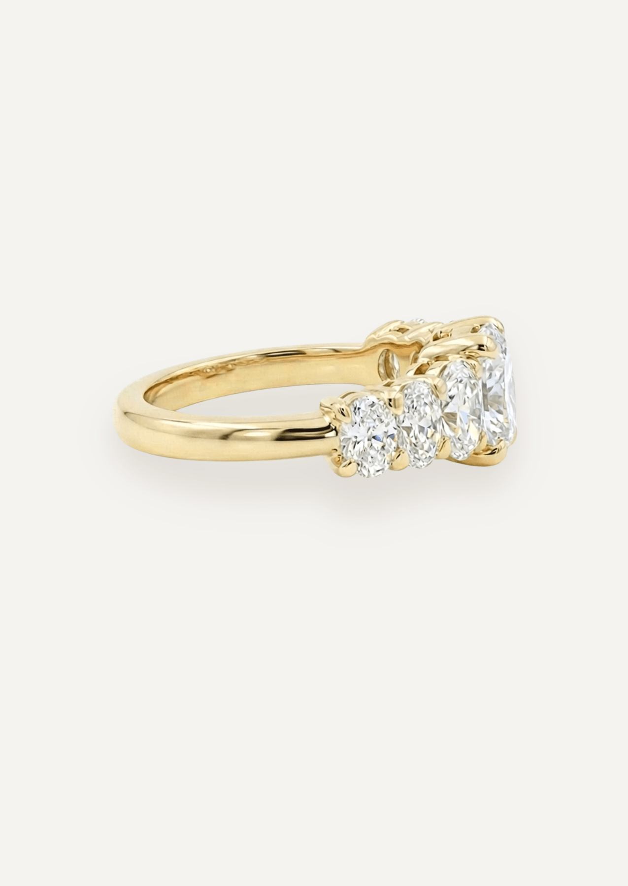 The Banks Ring with Oval Diamond - Molten Store
